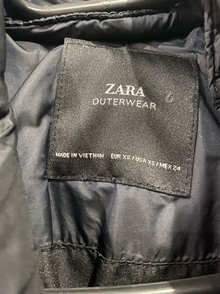 Chaqueta Zara Negra Mujer