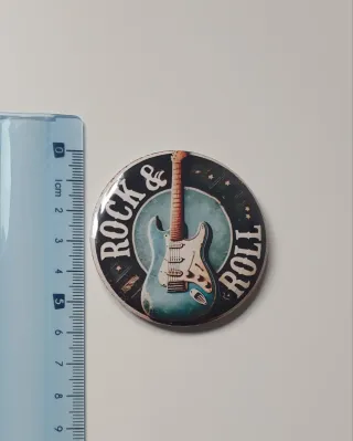 Imán Rock & Roll Guitarra Vintage
