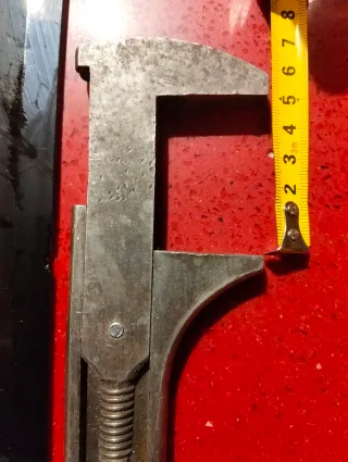 Llave inglesa antigua dos caras 50  mm de apertura