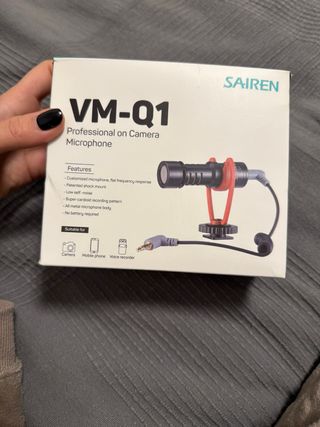 Micrófono SAIREN VM-Q1 para Cámara/Móvil