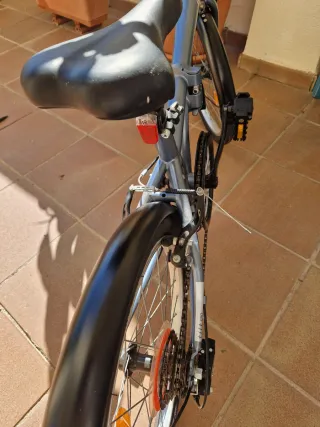 Bicicleta Plegable Gris
