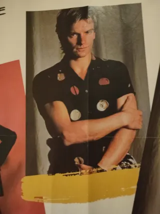 Póster Miguel Bosé Andy Warhol Musical