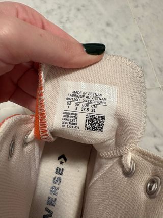 Converse anaranjadas Late Night Ember Talla 37.5