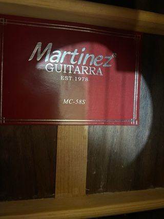 Guitarra Clásica Martinez