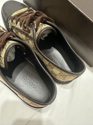 Zapatillas Gucci Beige y Marrón