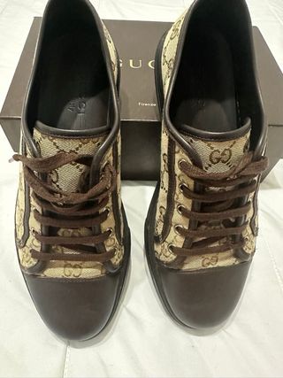 Zapatillas Gucci Beige y Marrón