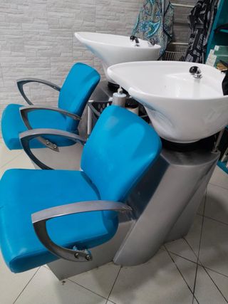 Conjunto Peluquería: Sillas y Lavacabezas