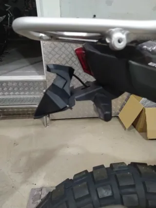 Soporte matrícula deportivo y cuna 3 d - Moto