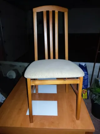 Mesa extensible salón con 6 sillas