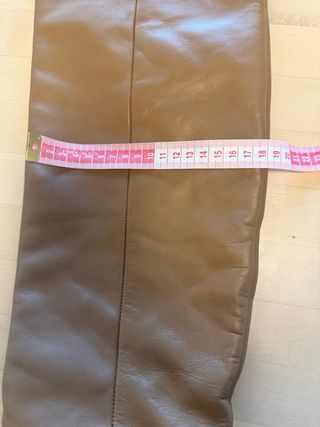 Botas Zara Piel Marrón Mujer Talla 39