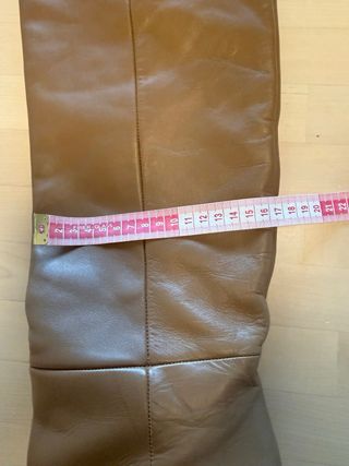 Botas Zara Piel Marrón Mujer Talla 39