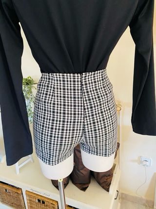 Falda cuadros Bershka Talla 34