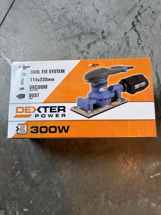 Lijadora Dexter 300W Dual Fix System