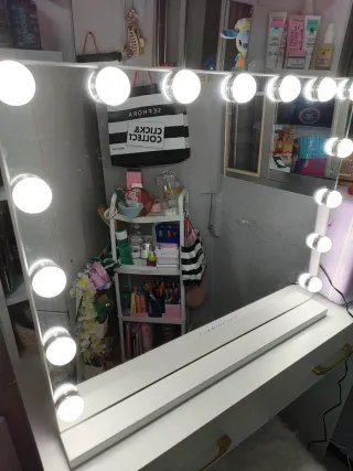 Espejo Tocador Flamingueo Luces LED,NO HAGO ENVIOS