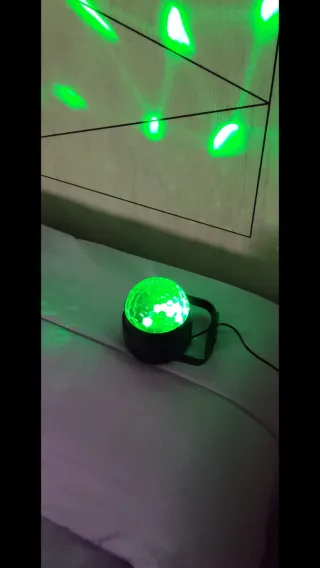 Luz de discoteca multicolor para fiestas