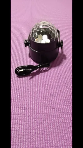 Luz de discoteca multicolor para fiestas