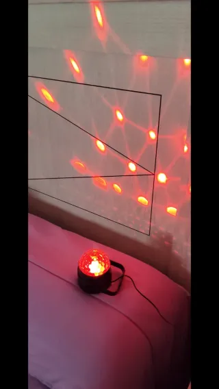 Luz de discoteca multicolor para fiestas