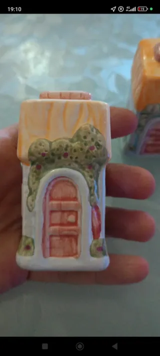 Conjunto Sale e Pepe Cerâmica Casinhas