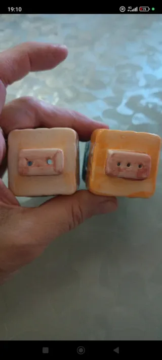 Conjunto Sale e Pepe Cerâmica Casinhas