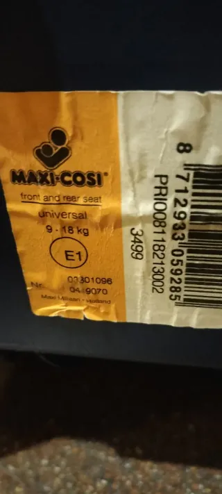 Silla de coche infantil verde