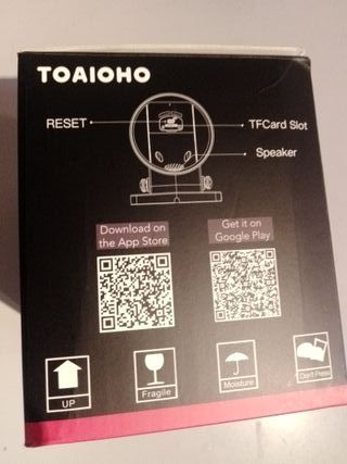 Cámara Vigilancia Wifi 2K 360° Exterior/Interior