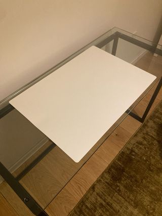 Tavolo da scrivania in vetro temperato HABITAT