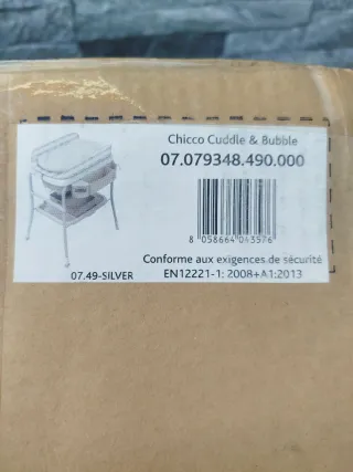 Bañera cambiador bebé