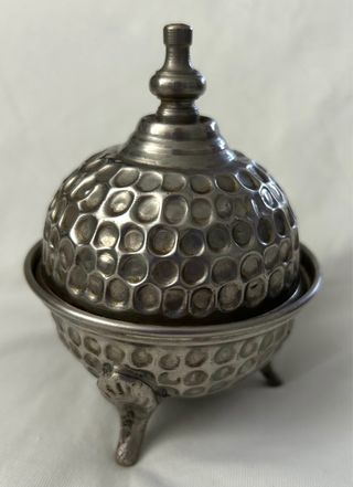 Zuccheriera Metallo Nido D’Ape Vintage