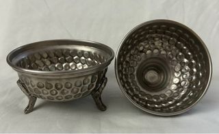 Zuccheriera Metallo Nido D’Ape Vintage