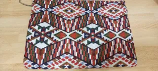 Bolso de fiesta étnico multicolor