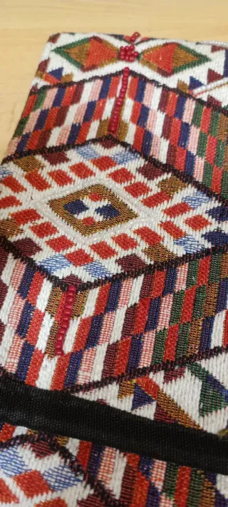 Bolso de fiesta étnico multicolor