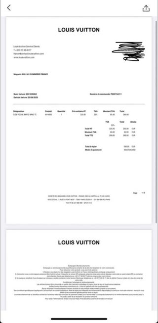 Cartera Louis Vuitton Multicolor