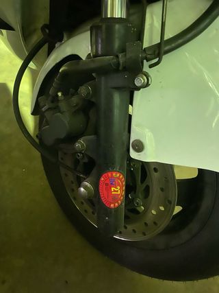 Moto Linhai 300 Blanca Tiene un problema y no arra