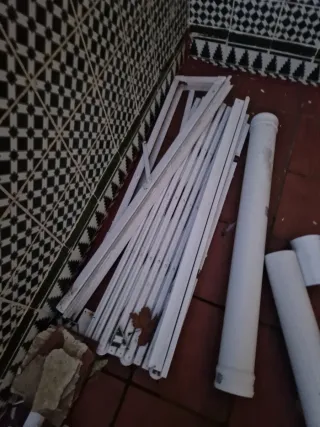 Rejas correderas acero blanco lacado