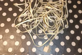 Cable telefonico 9m con daptador Doble Conexión