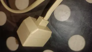 Cable telefonico 9m con daptador Doble Conexión