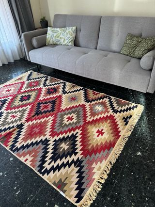 Tappeto Kilim Etnico in Cotone 120x180 cm