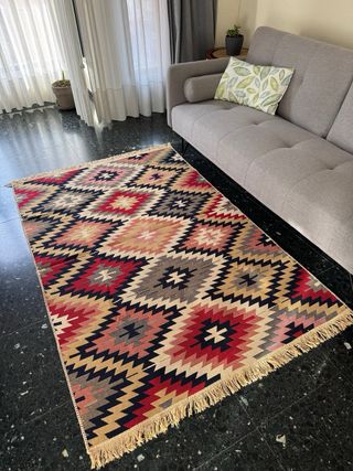 Tappeto Kilim Etnico in Cotone 120x180 cm