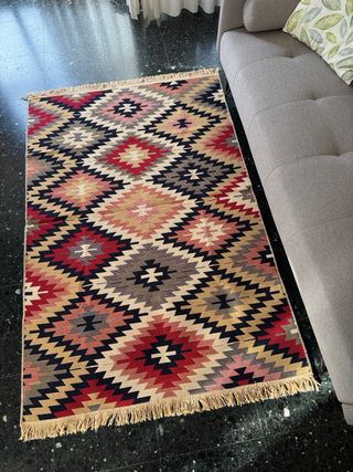 Tappeto Kilim Etnico in Cotone 120x180 cm