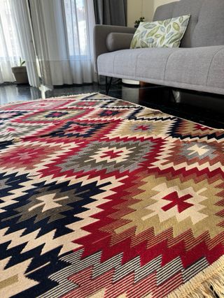 Tappeto Kilim Etnico in Cotone 120x180 cm