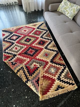 Tappeto Kilim Etnico in Cotone 120x180 cm