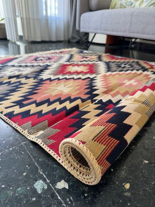 Tappeto Kilim Etnico in Cotone 120x180 cm