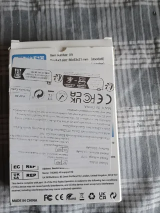 X9 Timbre Inteligente Visualizable