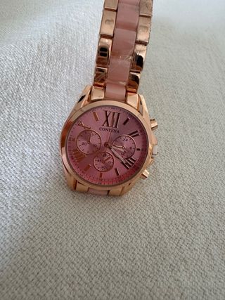 Reloj Contena Oro Rosa Sin Estrenar