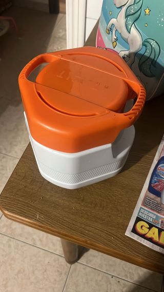 Bidón estanco naranja y blanco