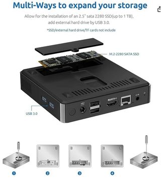 ​*BMAX Mini PC 8gb RAM 128gb ROM Ubuntu*