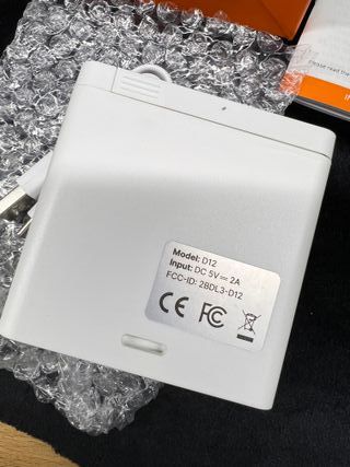 Impresora de etiquetas D12 sin tinta