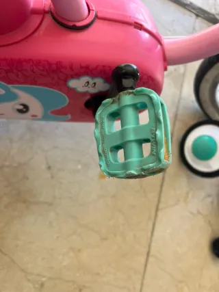 Bicicleta niña Decathlon rosa 14 pulgadas