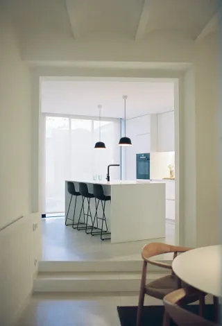 Taburetes negros (Set di 3)