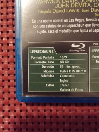 Blu-ray Leprechaun 2 y 3 Edición Especial
